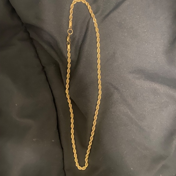 White Gold Rope Chain - Picture 2 of 2
